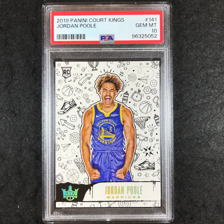 2019 Panini Court Kings JORDAN POOLE Rookies III #141 PSA 10 (052)