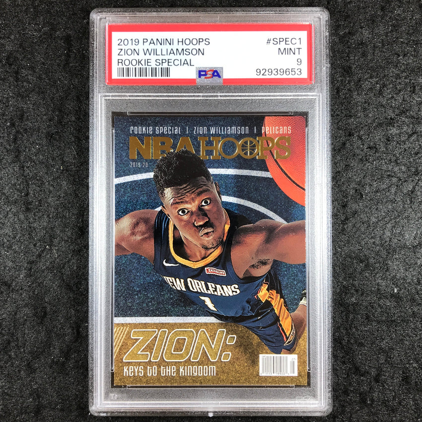 2019 Panini Hoops ZION WILLIAMSON Rookie Special #SPEC1 PSA 9 (653)