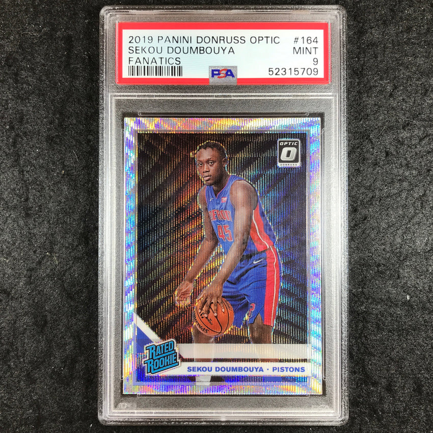 2019 Panini Donruss Optic SEKOU DOUMBOUYA Rookie Fanatics #164 PSA 9 (709)