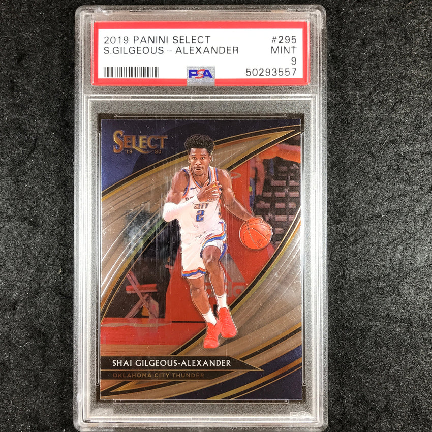 2019 Panini Select SHAI GILGEOUS-ALEXANDER Courtside #295 PSA 9 (557)
