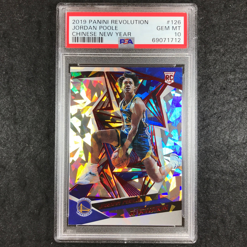2019 Panini Revolution JORDAN POOLE Rookie Chinese New Year #126 PSA 10 (712)