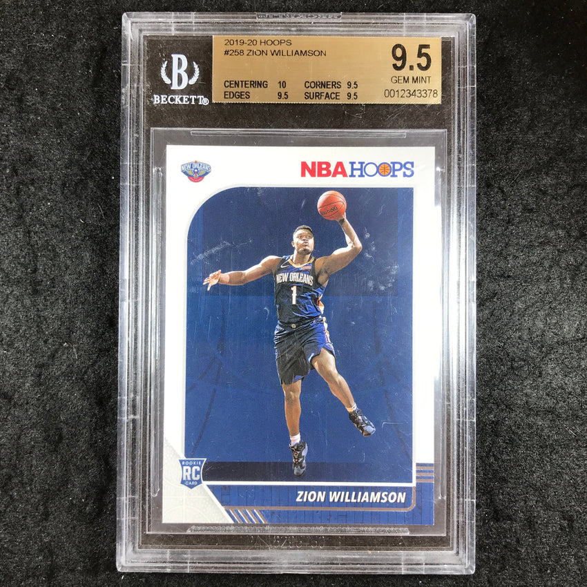 2019 Hoops ZION WILLIAMSON Rookie Base #258 BGS 9.5 (378)
