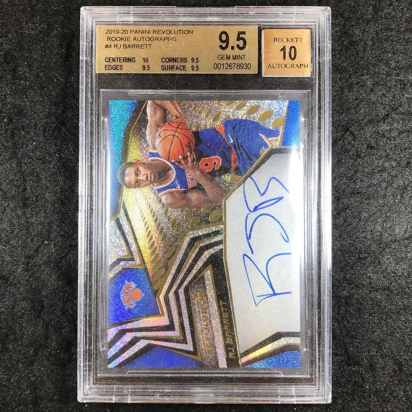 2019 Panini Revolution RJ BARRETT Rookie Autographs #4 BGS 9.5/10 (930)