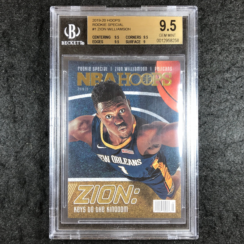 2019 Hoops ZION WILLIAMSON Rookie Special #SPEC1 BGS 9.5 (258)