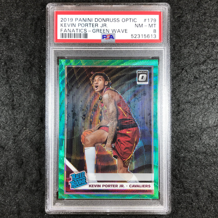 2019 Donruss Optic KEVIN PORTER JR. Rated Rookie Green Wave #179 PSA 8 (613)
