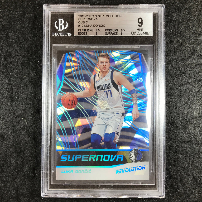 2019 Panini Revolution LUKA DONCIC Supernova Cubic 32/50 #10 BGS 9 (487)