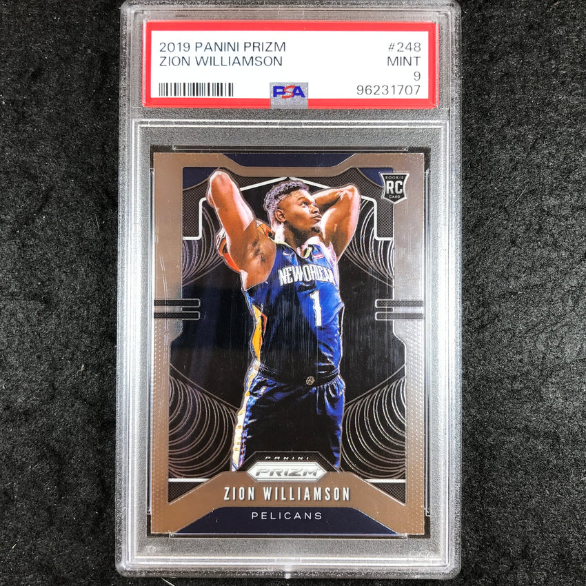 2019 Prizm ZION WILLIAMSON Rookie Base #248 PSA 9 (707)