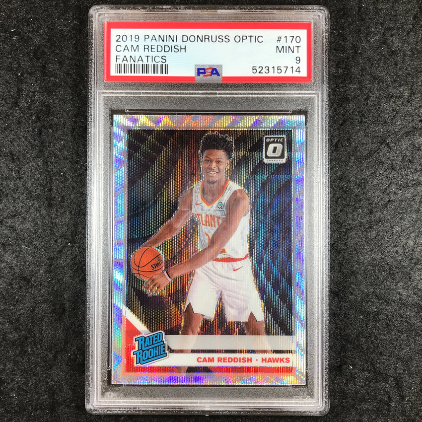2019 Panini Donruss Optic CAM REDDISH Rated Rookie Fanatics #170 PSA 9 (714)