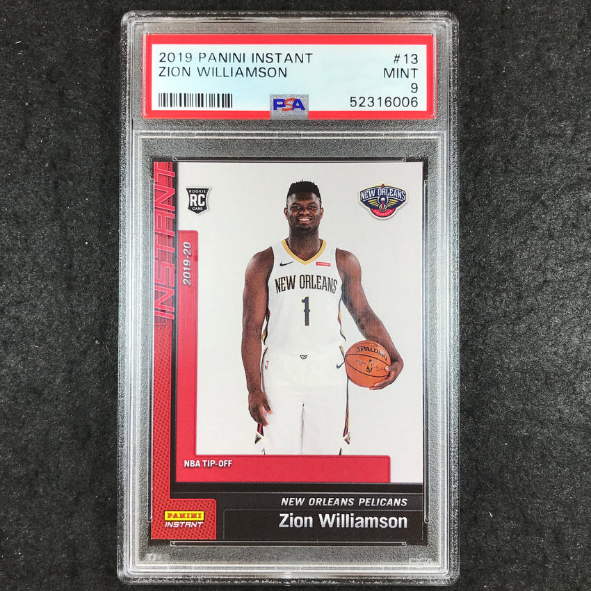 2019 Panini Instant ZION WILLIAMSON Rookie #13 PSA 9 (006)