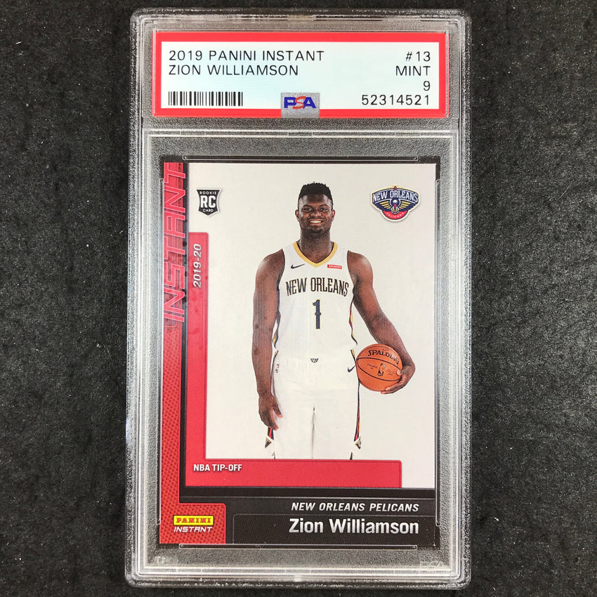 2019 Panini Instant ZION WILLIAMSON Rookie #13 PSA 9 (521)