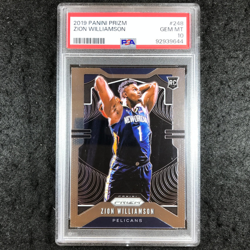 2019 Prizm ZION WILLIAMSON Rookie Base #248 PSA 10 (644)