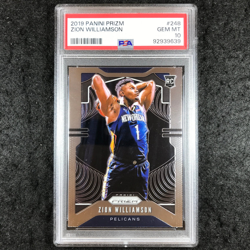 2019 Prizm ZION WILLIAMSON Rookie Base #248 PSA 10 (639)