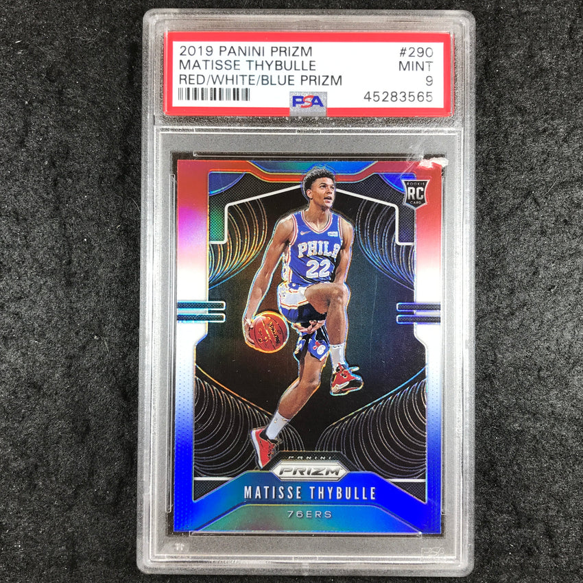 2019 Panini Prizm MATISSE THYBULLE Rookie Red White Blue #290 PSA 9 (565)