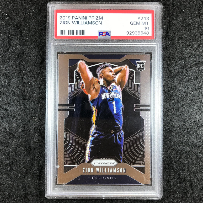 2019 Prizm ZION WILLIAMSON Rookie Base #248 PSA 10 (648)