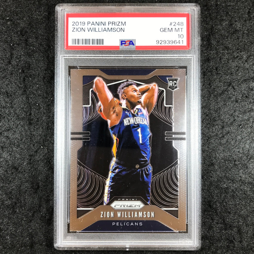 2019 Prizm ZION WILLIAMSON Rookie Base #248 PSA 10 (641)