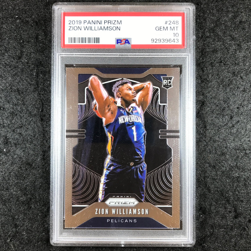 2019 Prizm ZION WILLIAMSON Rookie Base #248 PSA 10 (643)