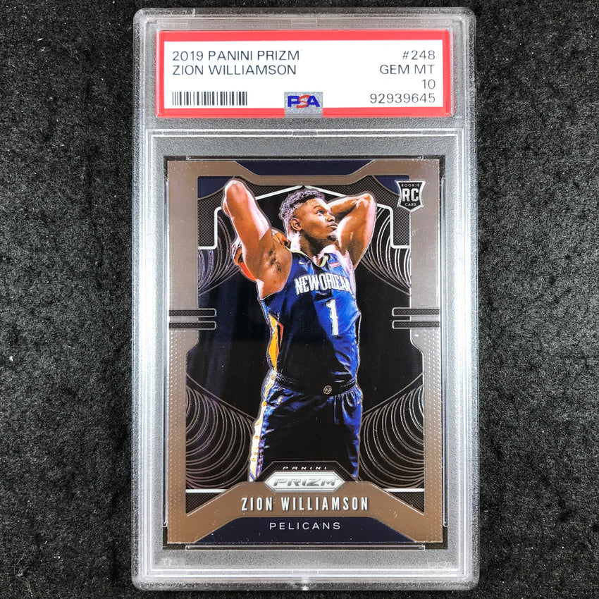 2019 Prizm ZION WILLIAMSON Rookie Base #248 PSA 10 (645)
