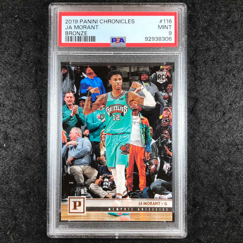 2019 Panini Chronicles JA MORANT Rookie Bronze #116 PSA 9 (306)