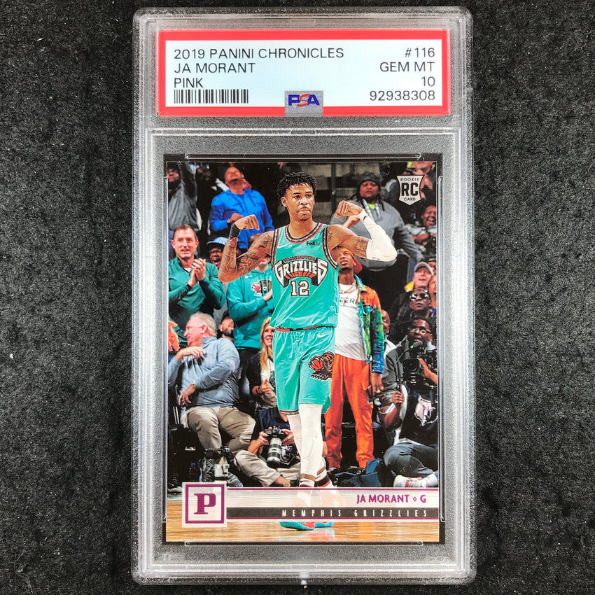2019 Panini Chronicles JA MORANT Rookie Pink #116 PSA 10 (308)