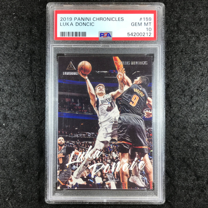 2019 Panini Chronicles LUKE DONCIC Luminance #159 PSA 10 (212)