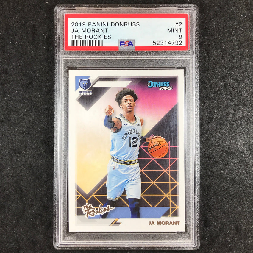 2019 Panini Donruss JA MORANT The Rookies #2 PSA 9 (792)