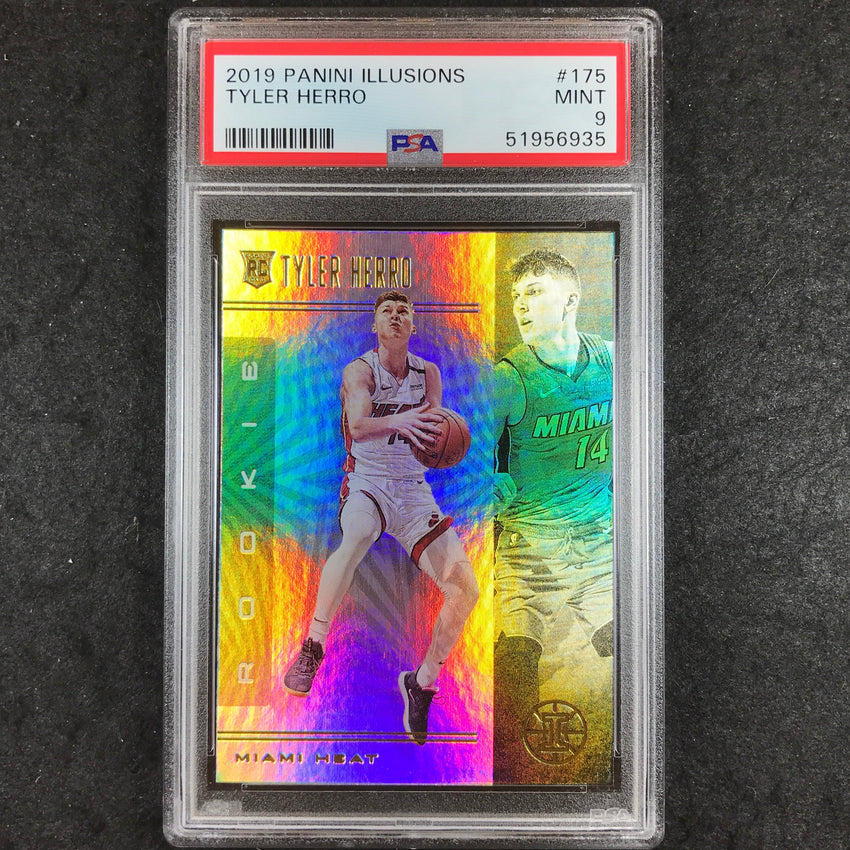 2019 Panini Illusions TYLER HERRO Rookie #175 PSA 9 (935)