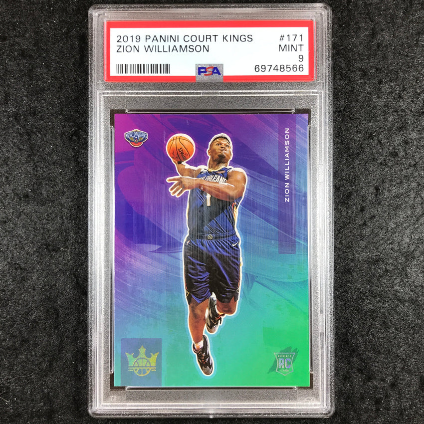 2019 Panini Court Kings ZION WILLIAMSON Rookies IV #171 PSA 9 (566)