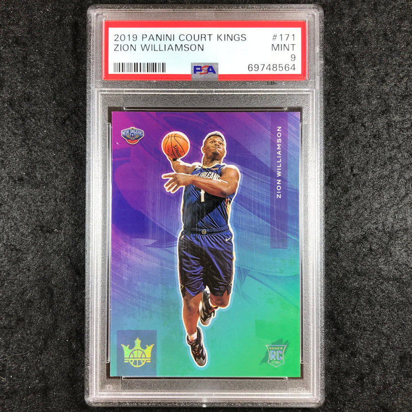 2019 Panini Court Kings ZION WILLIAMSON Rookies IV #171 PSA 9 (564)