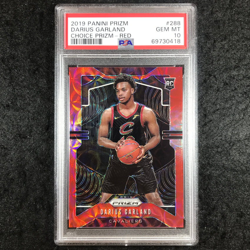2019 Prizm DARIUS GARLAND Rookie Choice Red 55/88 #288 PSA 10 (418)