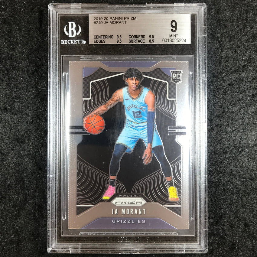 2019 Prizm JA MORANT Rookie Base #249 BGS 9 (224)