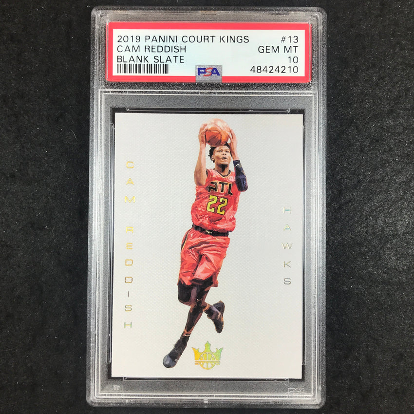 2019 Panini Court Kings CAM REDDISH Rookie Blank Slate #13 PSA 10 (210)