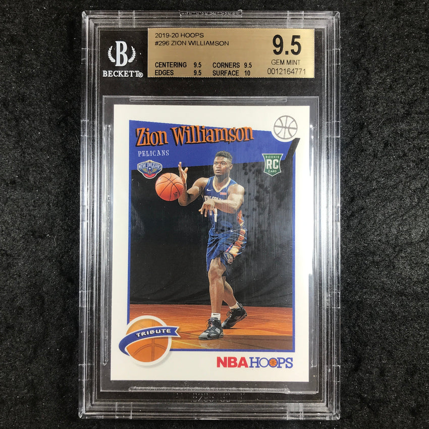 2019 Hoops ZION WILLIAMSON Rookie Base #296 BGS 9.5 (771)