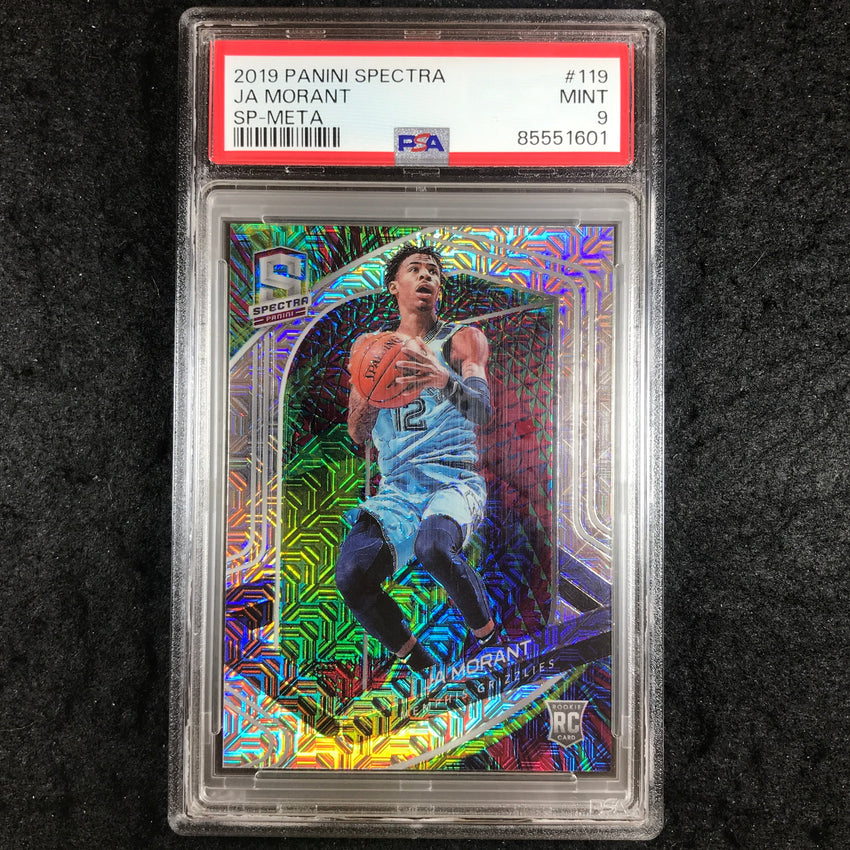 2019 Panini Spectra JA MORANT Rookie SP-Meta 23/25 #119 PSA 9 (601)