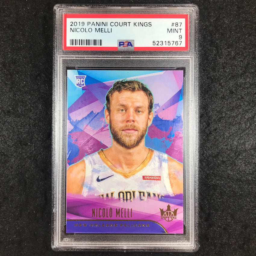 2019 Panini Court Kings NICOLO MELLI Rookies I #87 PSA 9 (767)