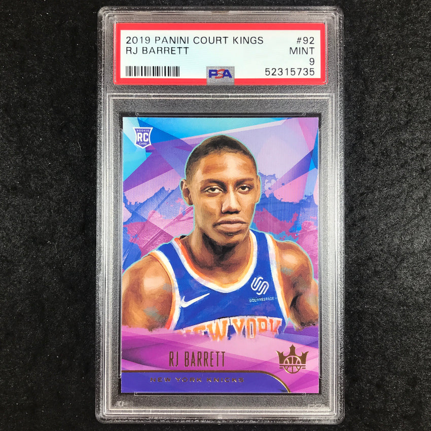 2019 Panini Court Kings RJ BARRETT Rookies I #92 PSA 9 (735)