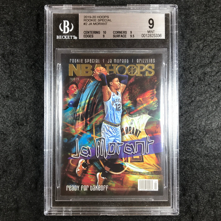 2019 Hoops JA MORANT Rookie Special #2 BGS 9 (336)