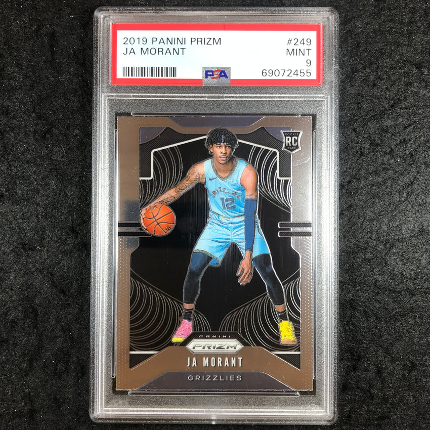 2019 Prizm JA MORANT Rookie Base #249 PSA 9 (455)