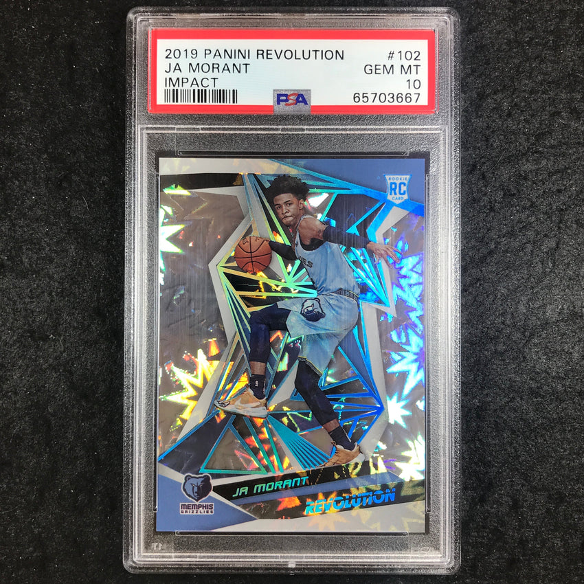2019 Panini Revolution JA MORANT Rookie Impact 20/149 #102 PSA 10 (667)