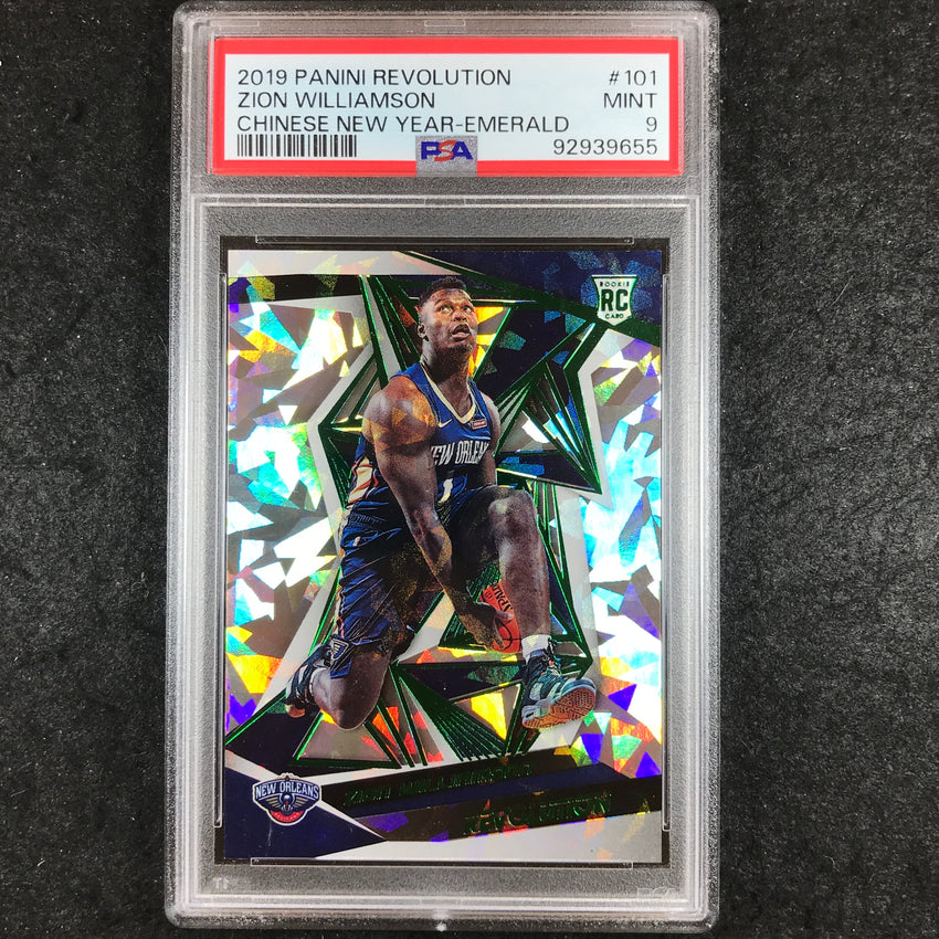 2019 Revolution ZION WILLIAMSON Rookie Chinese New Year 43/88 #101 PSA 9 (655)