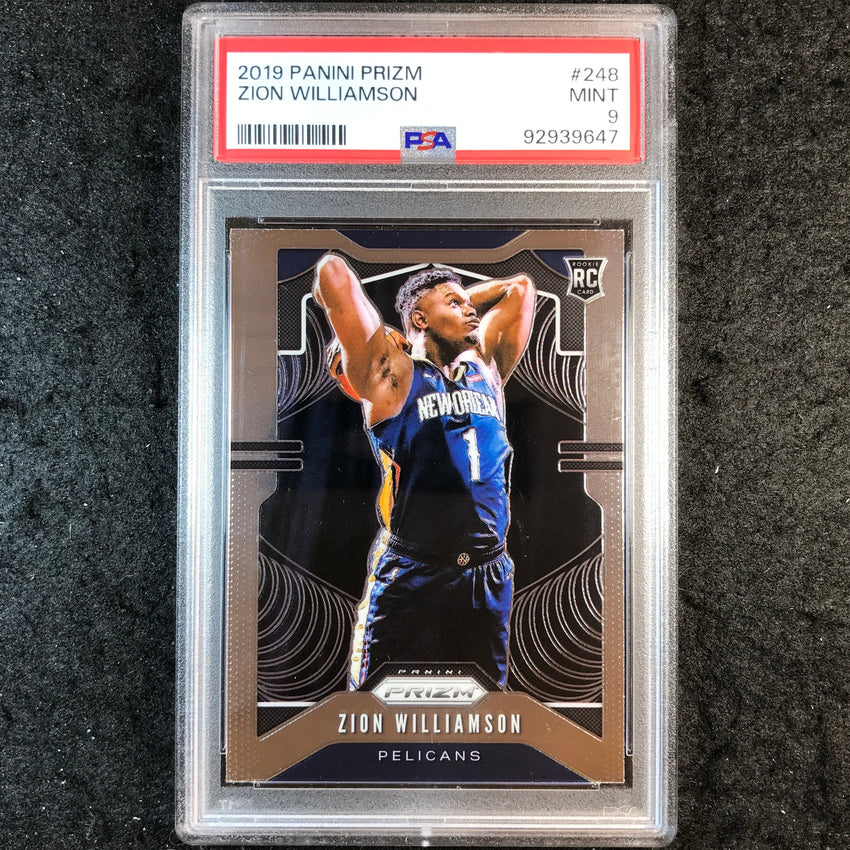 2019 Prizm ZION WILLIAMSON Rookie Base #248 PSA 9 (647)