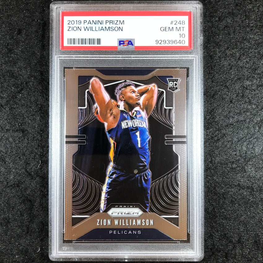 2019 Prizm ZION WILLIAMSON Rookie Base #248 PSA 10 (640)