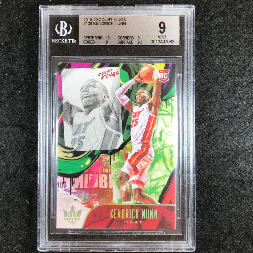 2019 Court Kings KENDRICK NUNN Rookies II #126 BGS 9 (083)