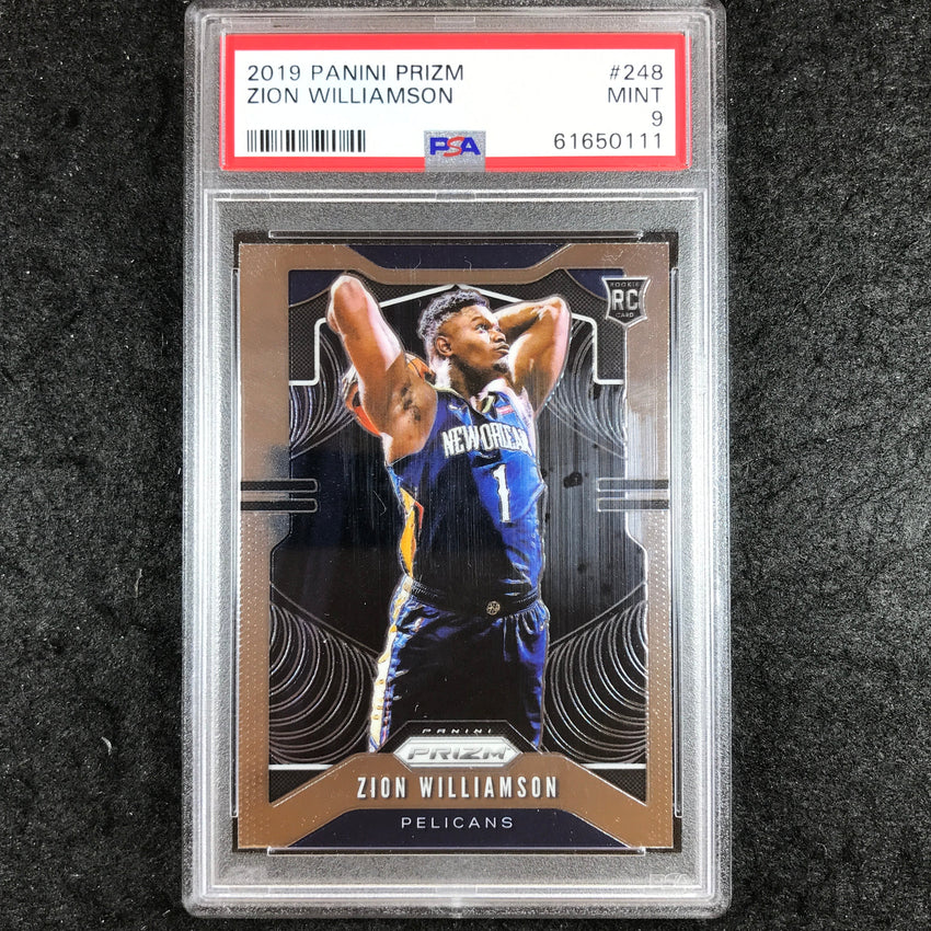 2019 Prizm ZION WILLIAMSON Rookie Base #248 PSA 9 (111)