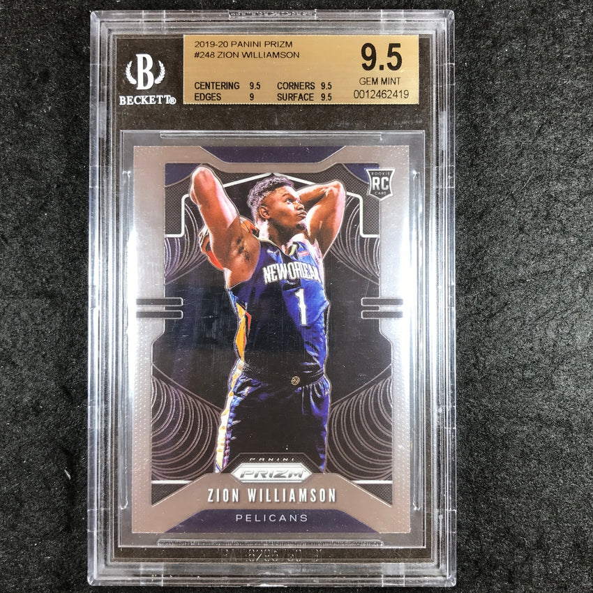 2019 Prizm ZION WILLIAMSON Rookie Base #248 BGS 9.5 (419)