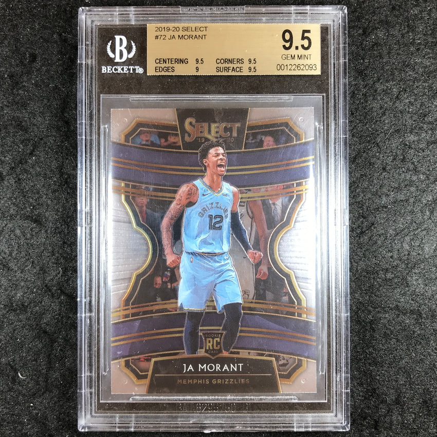 2019 Select JA MORANT Rookie Concourse Base #72 BGS 9.5 (093)