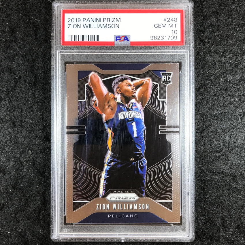 2019 Prizm ZION WILLIAMSON Rookie Base #248 PSA 10 (709)