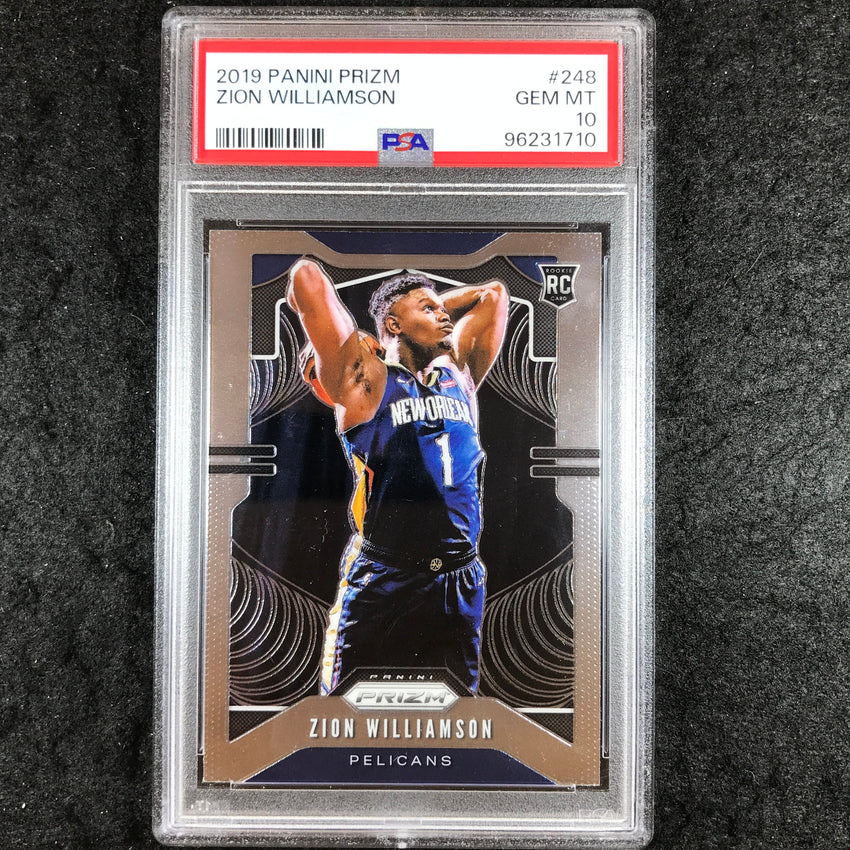2019 Prizm ZION WILLIAMSON Rookie Base #248 PSA 10 (710)