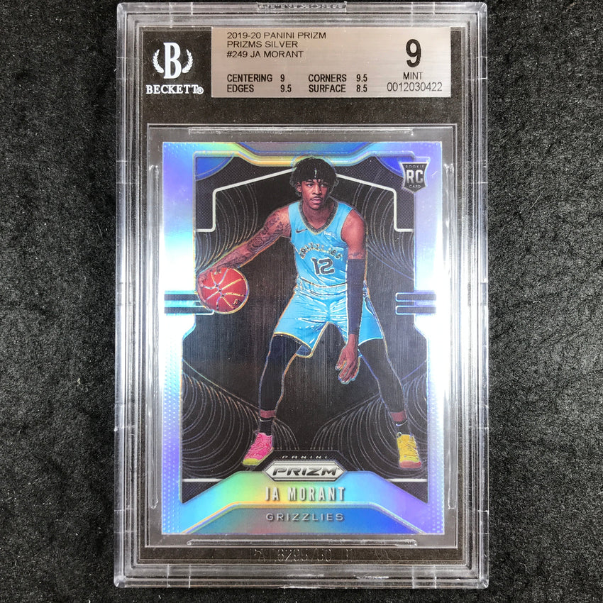 2019 Prizm JA MORANT Rookie Silver #249 BGS 9 (422)