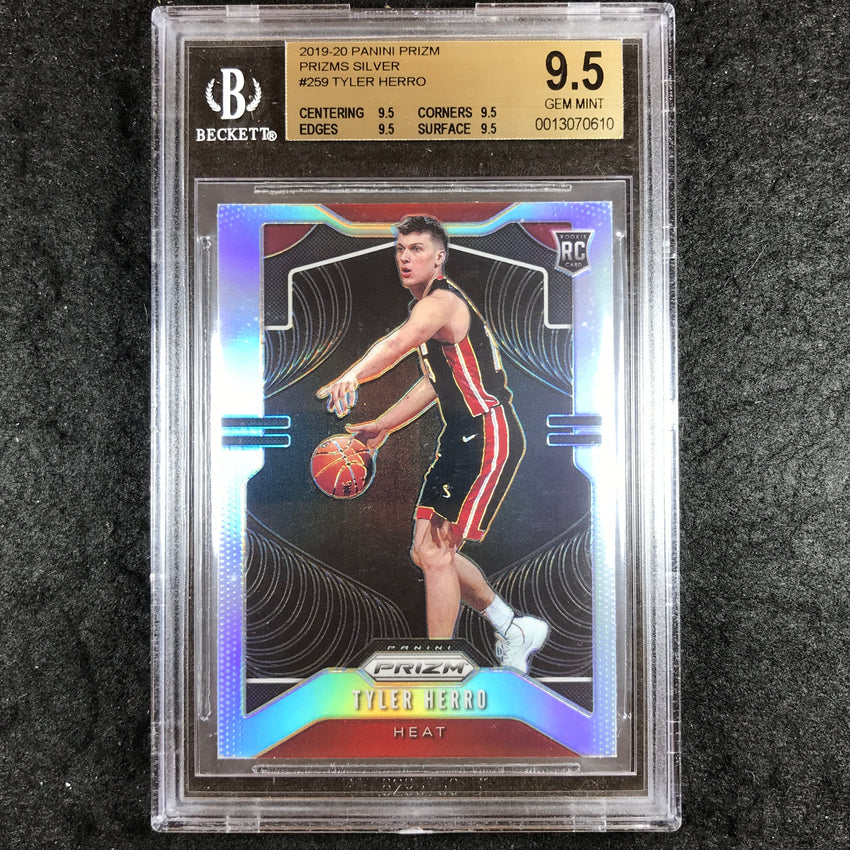 2019 Prizm TYLER HERRO Rookie Silver #259 BGS 9.5 (610)