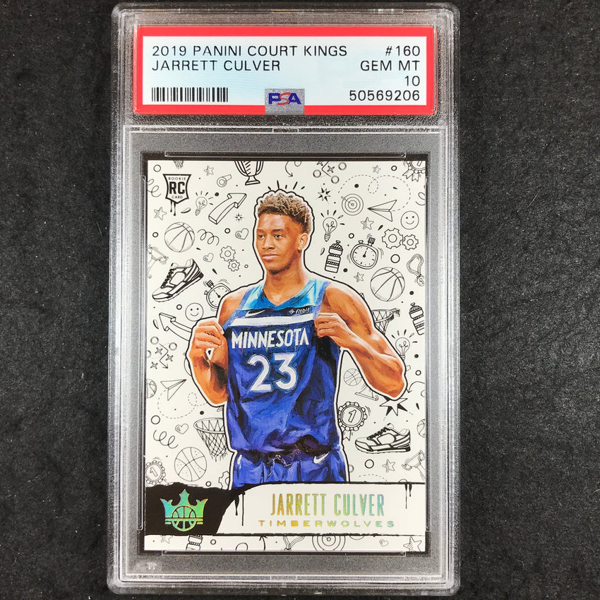 2019 Panini Court Kings JARRETT CULVER Rookie #160 PSA 10 (206)